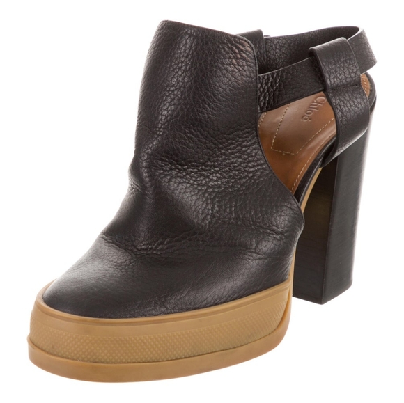 SOLD - Chloe Wedge Mule - Picture 2 of 5